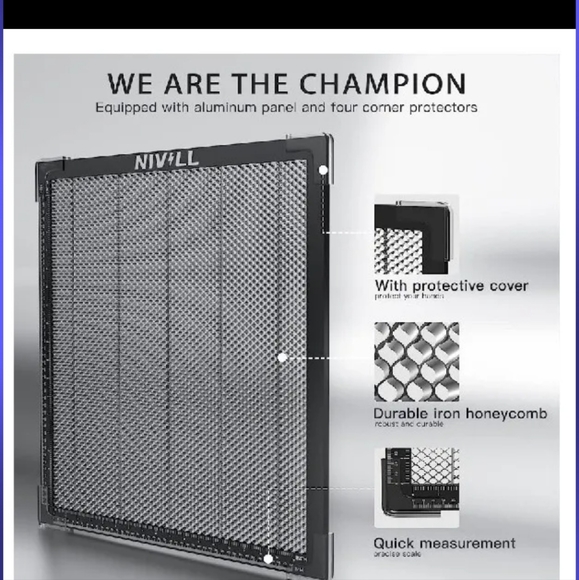 Nivill Laser Honeycomb Working Panel Set Workbed Table 11.8" X 7.9" New - Picture 3 of 8